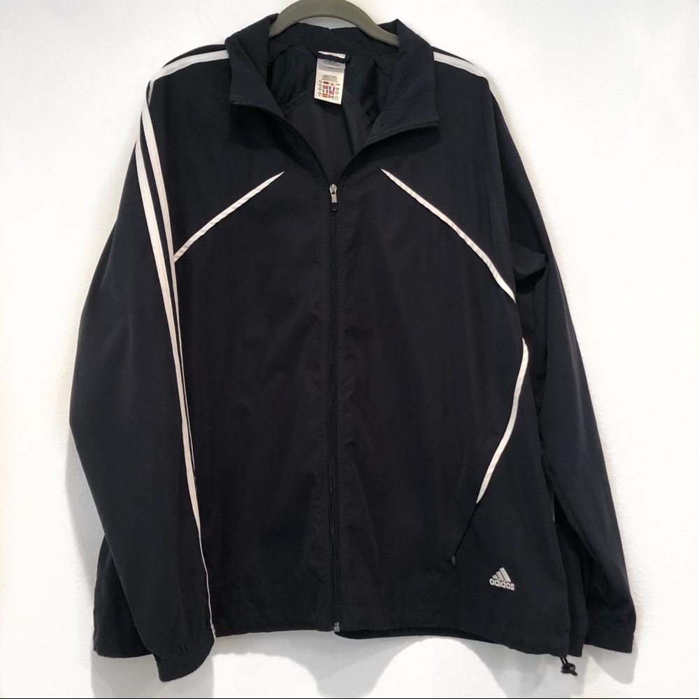 Adidas | Oversized Vintage Full Zip Jacket XL